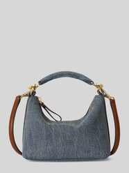Torba do ręki z denimu ze skórzane paski od Lauren Ralph Lauren - 21