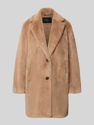 Webpelzmantel mit Reverskragen von s.Oliver BLACK LABEL - 46