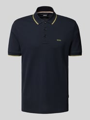 Regular Fit Poloshirt mit Label-Print Modell 'Parlay' von BOSS - 9