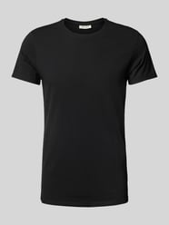 T-Shirt mit geripptem Rundhalsausschnitt von Casual Friday - 16