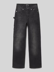 Straight Leg Jeans im 5-Pocket-Design von Blue Effect Schwarz - 37