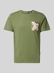 T-Shirt mit geripptem Rundhalsausschnitt Modell 'BHJEM' von Blend - 26