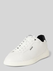 Sneaker mit Label-Print Modell 'Riven' von HUGO Weiß - 39