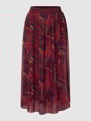 Midirok met paisleymotief van More & More Rood - 44