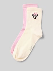 Socken mit Motiv-Stitching im 2er-Pack von Jake*s Casual - 3