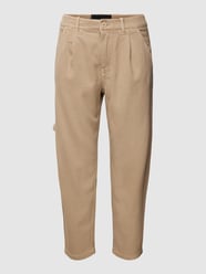 Broek met structuurmotief, model ‘CLEVER’ van Drykorn Wit - 31