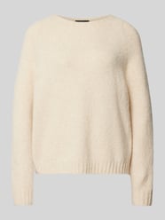 Sweter z dzianiny z okrągłym dekoltem model ‘GHIACCI’ od Weekend Max Mara - 11