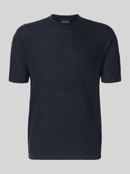 Slim Fit Strickshirt aus reiner Wolle von Emporio Armani - 40