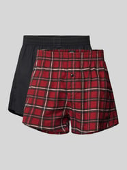 Boxershorts mit Eingriff Modell 'Holiday' im 2er-Pack von BOSS Bordeaux - 18