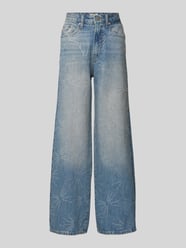 Loose Fit Jeans aus reiner Baumwolle mit Strasssteinbesatz Modell 'HOPE' von Only - 3