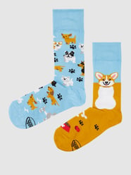 Socken mit Allover-Muster von Many Mornings Blau - 27