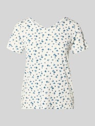 męski t-shirt o kroju regular fit z mieszanki wiskozy model 'BERA' od ONLY - 30