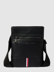 Umhängetasche mit Label-Print Modell 'CORPORATE' von Tommy Hilfiger Schwarz - 32