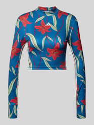 Slim Fit Sport-Langarmshirt mit Allover-Muster von adidas Sportswear - 6