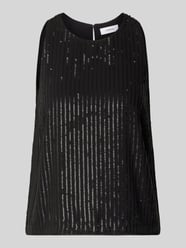 Blousetop met pailletten van comma - 16