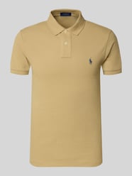 Poloshirt mit Label-Stitching von Polo Ralph Lauren Beige - 40