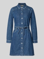Sukienka dżinsowa z paskiem w talii od Tom Tailor Denim - 32
