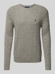 Pullover mit Logo-Stitching von Polo Ralph Lauren Grau - 14