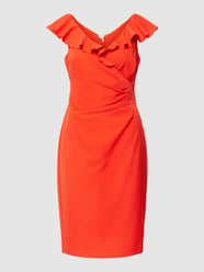 Cocktailkleid in Wickel-Optik Modell 'Saveria' von Lauren Ralph Lauren Orange - 20