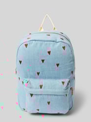 Plecak z haftami model ‘Denim Hearts’ od STUDIO NOOS - 28
