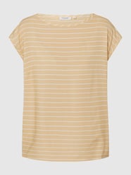 Blousetop met streepmotief  van Broadway NYC Geel - 27