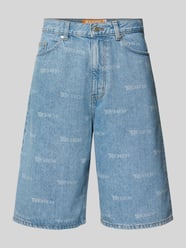 Baggy Fit Jeansshorts im 5-Pocket-Design von REVIEW - 24