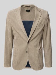 Slim fit 2-knoops colbert met borstzak van camel active Beige - 5