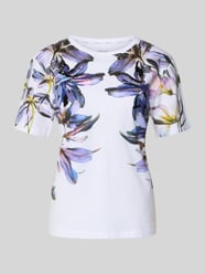 T-Shirt im Allover-Look mit Pailletten von Marc Cain - 43
