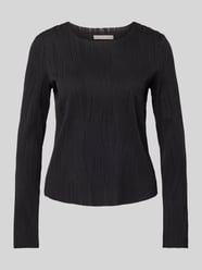 Longsleeve mit Strukturmuster von Christian Berg Woman Selection Schwarz - 42