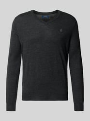 Gebreide pullover van merinowol met V-hals van Polo Ralph Lauren - 23