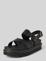 Sandalette aus Leder mit Plateausohle von Dr. Martens Schwarz - 1