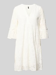 Sukienka z koronki o kroju loose fit z mieszanka bawełny model 'HONEY' od VERO MODA - 11