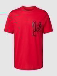 T-Shirt mit Motiv-Print Modell 'Rabbit' von ARMANI EXCHANGE Rot - 18