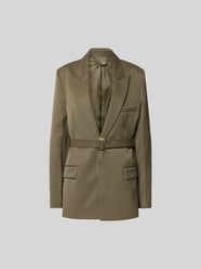 Longblazer aus Woll-Mix von Victoria Beckham Beige - 1
