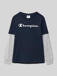 Longsleeve mit Label-Prints von CHAMPION - 5