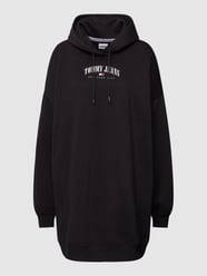 Sweatkleid in Minilänge mit Label-Print von Tommy Jeans Schwarz - 38