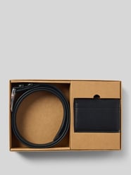Set van riem en portemonnee in leerlook, model 'Cabilo' van Jack & Jones - 6