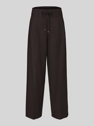 Fashion Fit Bundfaltenhose mit Schurwoll-Anteil Modell 'Addison' von CAMBIO - 31