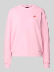 Regular Fit Sweatshirt aus Baumwoll-Mix von Tommy Hilfiger Pink - 26