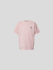 Oversized T-Shirt in melierter Optik von Carhartt WIP Rosa - 42