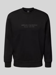 Sweatshirt mit Label-Print und Rundhalsausschnitt von ARMANI EXCHANGE - 5