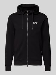 Slim Fit Sweatjacke mit Kapuze von EA7 Emporio Armani - 9
