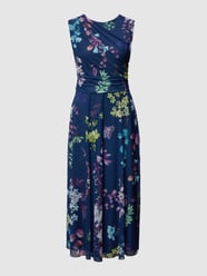 Cocktailkleid mit floralem Muster von Swing Blau / Türkis - 32