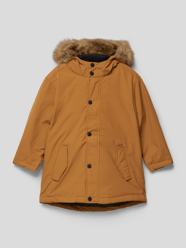 Anorak mit abnehmbarem Kunstfellkragen von Mango Gelb - 33