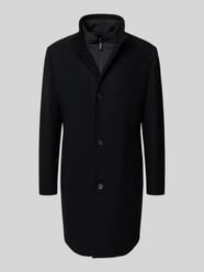 Regular fit lange wollen jas met gewatteerde inzet, model 'RAINAR' van SELECTED HOMME - 48