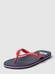 Zehentrenner mit Label-Details Modell 'MOLOKAI CORE' von Quiksilver Rot - 33