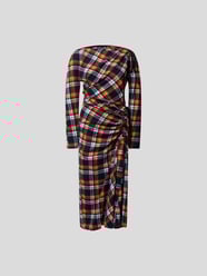 Maxikleid mit Tartan-Karo von No21 Blau - 12
