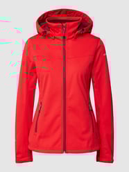 Softshell Jacke mit abnehmbarer Kapuze Modell 'BOISE' von Icepeak Rot - 9
