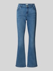 Bootcut Jeans mit Gürtelschlaufen von Christian Berg Woman - 1