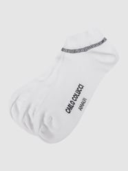 Sneakersocken mit Stretch-Anteil im 3er-Pack Modell 'Amalfi' von CARLO COLUCCI Weiß - 48